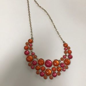 Pink and orange necklace